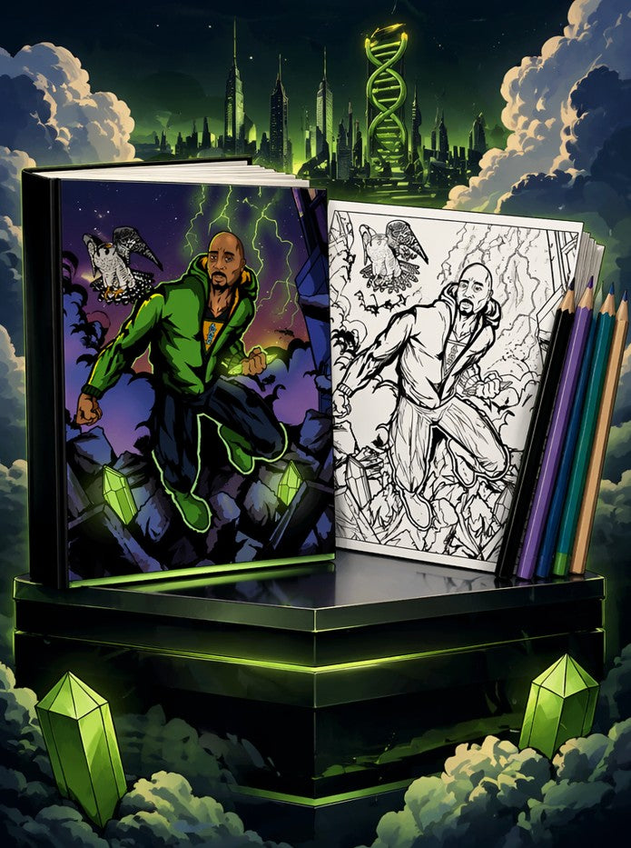 LUCID Bundle: Signed Novel + Coloring Book
