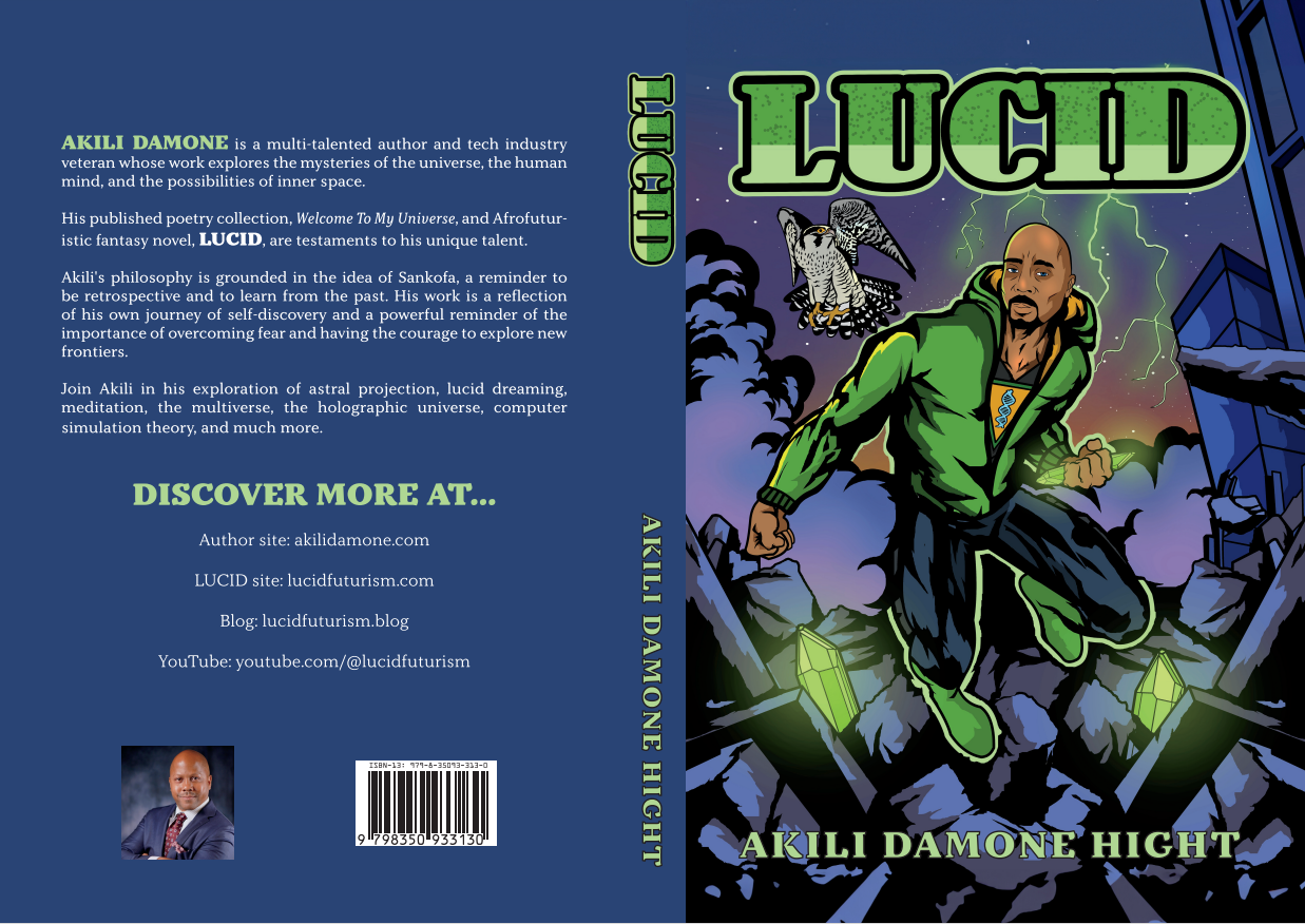 LUCID, An Afrofuturistic Adventure Novel – Signed Copy